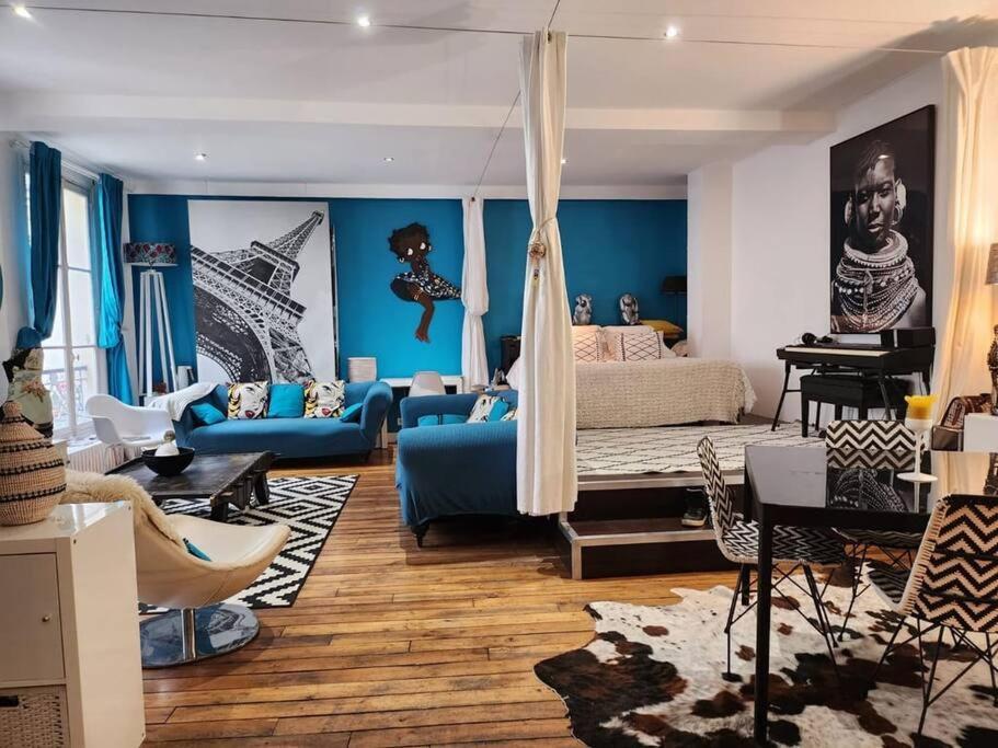 Guestready - Chic Turquoise Near Attractions Parigi